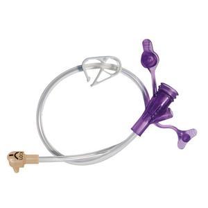 Image of 12" Right Angle Purple Dual Enfit Y-Port Feeding Set