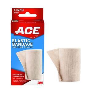 Image of 3M™ ACE™ Elastic Bandage, with Hook Closure, 4" Tan