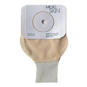 Image of 9" Mid-Size 1-Piece Drain Pouch With Microderm Microskin 1-3/8" Opening, Opaque