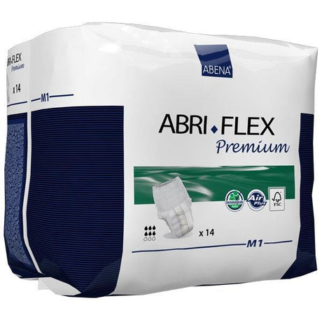 Image of Abena Abri-Flex M1 Premium Protective Underwear Medium, 32" - 43"