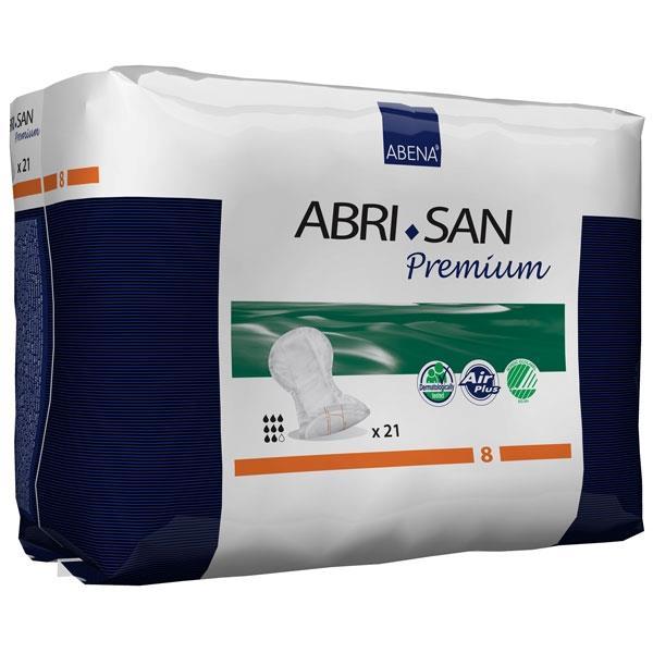 Image of Abena Abri-San 8 Premium Shaped Pad, 14" X 25" L