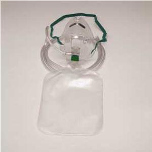 Image of Adult Oxygen Mask w/Soft Anatom. Form w/Thread Grp