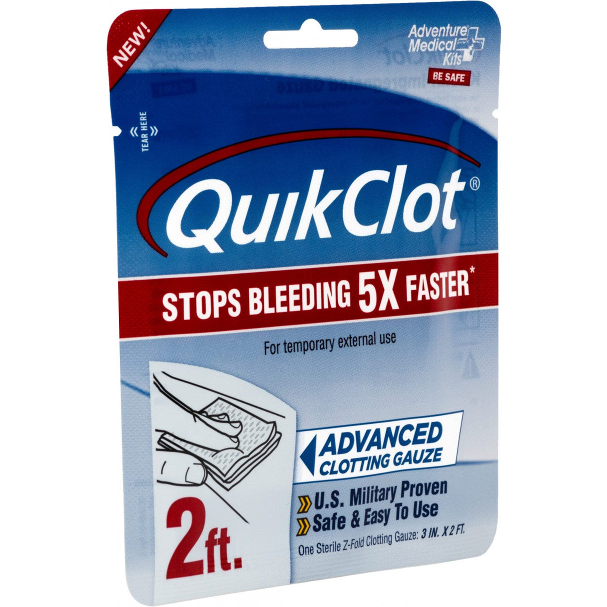 Image of Adventure QuikClot Advanced Clotting Hemostatic Gauze