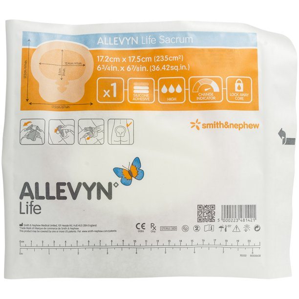 Image of ALLEVYN Life Sacrum Dressing 6-3/4" x 6-7/8"