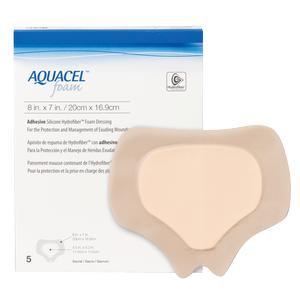 Image of Aquacel Gelling Adhesive Foam Dressing 8" x 7"