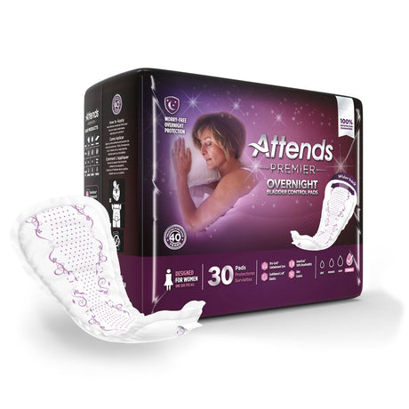 Image of Attends® Premier Overnight Bladder Control Pads