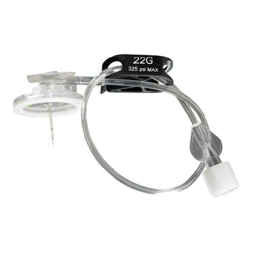 Image of B Braun Surescan™ Safety II Port Access Needle Infusion Set, 22GA OD x 0.6"