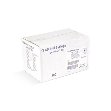 Image of BD Luer-Lok™ Syringe, Sterile, Latex-Free, 1mL in 1/100 mL Graduations