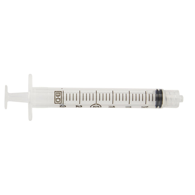 Image of BD Luer-Lok™ Tip Syringe, Sterile, Latex-Free, 3 mL in 1/10 mL Graduation