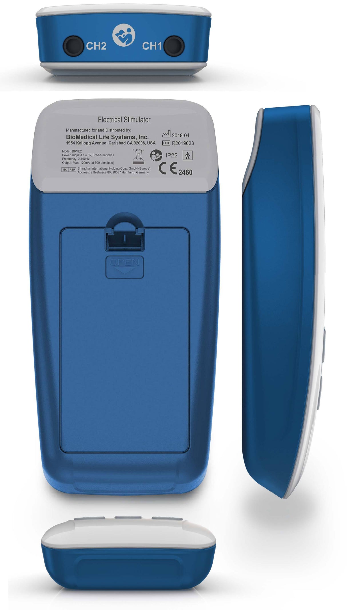 Image of BIOMED® Revived II TENS/EMS/Massage