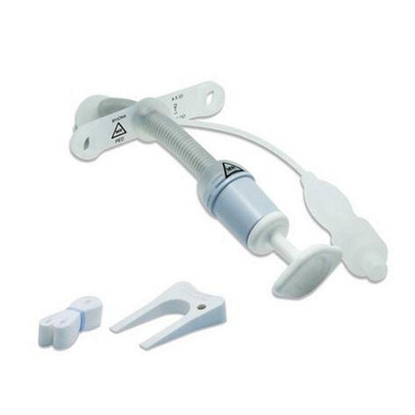 Image of Bivona FlexTend TTS Neonatal Straight Neck Flange Tracheostomy Tube, Size 4.0