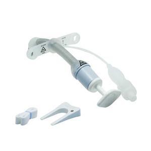 Image of Bivona FlexTend TTS Pediatric Straight Neck Flange Tracheostomy Tubes, Size 3.5