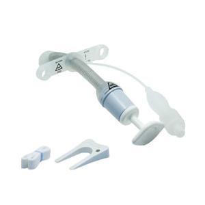 Image of Bivona FlexTend TTS Plus Pediatric Straight Neck Flange Tracheostomy Tubes, Size 5.0