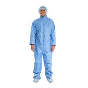 Image of Blue Coveralls With Open Cuffs and Ankles, Universal