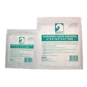 Image of Bordered Non-Sterile Gauze Dressing 6" x 6"