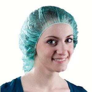 Image of Bouffant Cap, Large, Blue