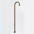 Image of Brazos Twisted Oak Crook Neck Classic Wood Cane, Brown