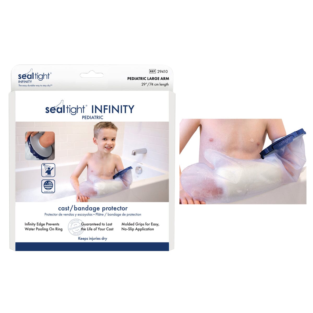 Image of Brownmed Seal-Tight® Infinity Cast Protector, Pediatric, 29" Large Arm