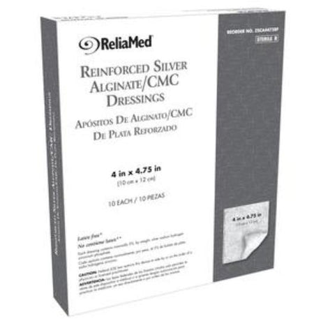 Image of Cardinal Health Essentials Reinforced Alginate/CMC Dressings 4" x 4-3/4" Pad