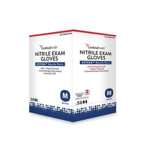 Image of Cardinal Health Esteem Powder-Free Nitrile Exam Gloves, Sterile Pairs