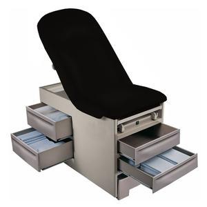 Image of Cardinal Health Exam Table with Pelvic Tilt and Drawer Warmer, 500 lb, Black