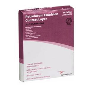 Image of Cardinal Health Petrolatum Emulsion Contact Layer 3" x 3"