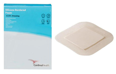 Image of Cardinal Health™ Silicone Bordered Foam Wound Dressing