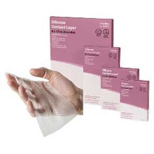 Image of Cardinal Health Silicone Contact Layer, 4" x 7"