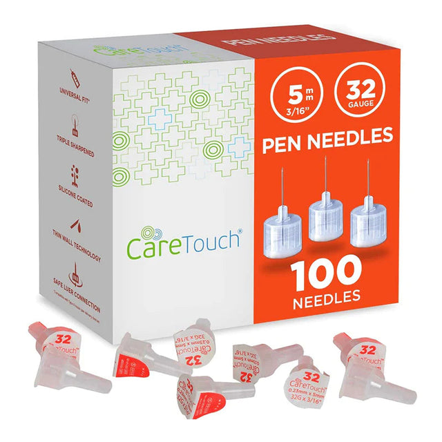 Image of Care Touch Pen Needle 32g 3/16" - 5mm