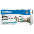 Image of CareMates Vinyl Powder-Free Disposable Examination Gloves, Small