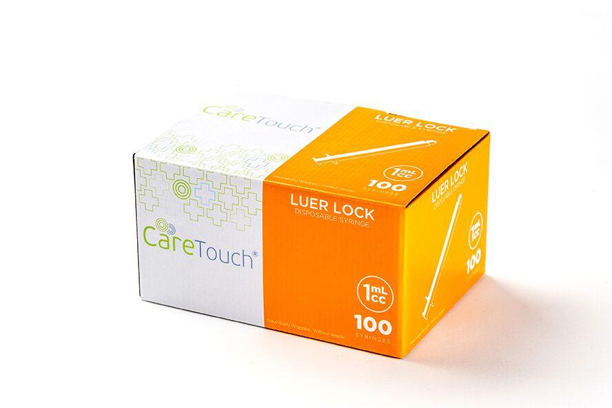 Image of CareTouch Syringes Luer Lock 1ml