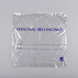 Image of Clear Personal Belongings Bag with Drawstring Closure