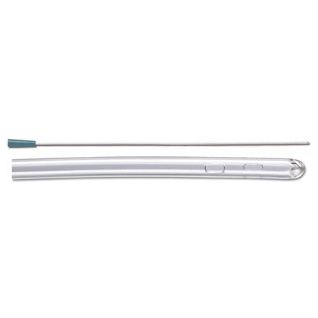 Image of Clear Vinyl Intermittent Urethral Catheter, Male, Universal, 10Fr OD, 16"