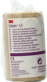 Image of Coban Sterile Self-Adherent Wrap 4" x 5 yds., Tan