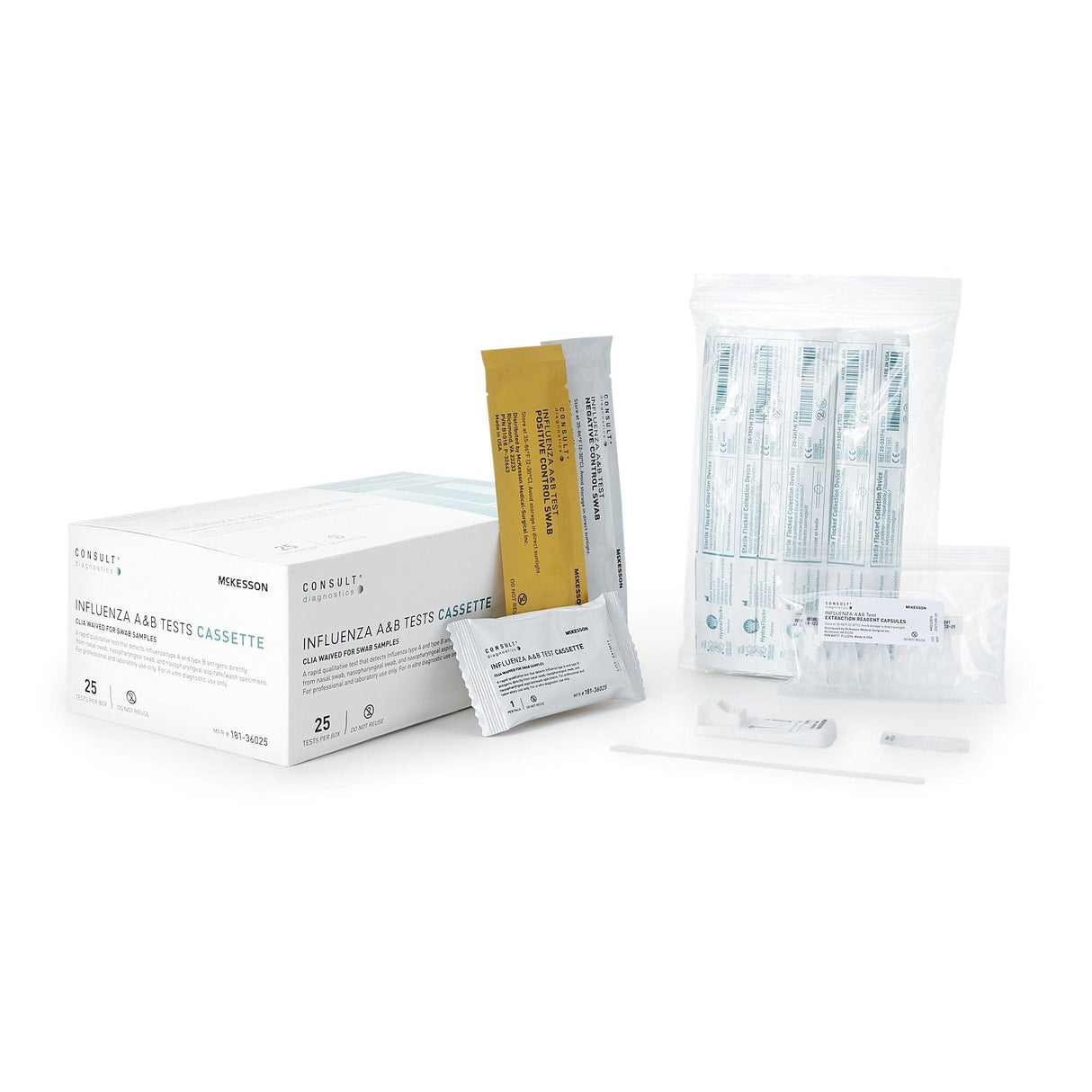 Image of Consult Influenza A & B Rapid Test Kit