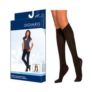 Image of Cotton Comfort Calf, 20-30, X-Large, Long, Closed, Black