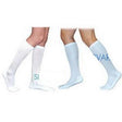 Image of Cotton Comfort Men's Knee-High Compression Stockings Medium Long, White