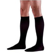 Image of Cotton Men's 20-30mmHg Closed Toe Calf Large Long Black