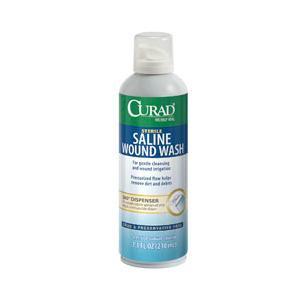 Image of Curad Sterile Saline Wound Wash, 7.1 oz