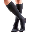 Image of Cushioned Cotton Calf, 20-30 mmHg, Large, Long, Closed Toe, Black