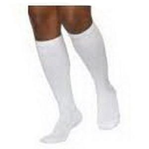 Image of Cushioned Cotton,Calf,20-30,Med,Long,Mens,White