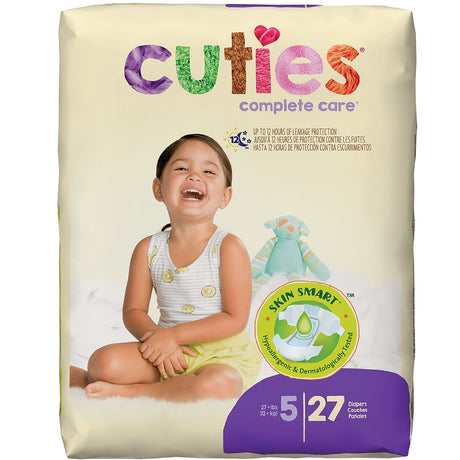 Image of Cuties® Baby Diaper Size 5, Over 27 lb - Replaces FQCCC05