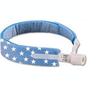 Image of Dale® 242 Pedistars Tracheostomy Tube Holder ¾” wide band, fits up to 9” neck