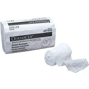 Image of Dermacea Non-Sterile Stretch Bandage 4" x 4-1/10 yds.