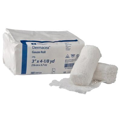 Image of Dermacea Nonsterile Low-Ply Gauze Rolls 2" x 4 yds.