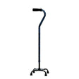 Image of Designer Quad Cane, Indigo, Small Base