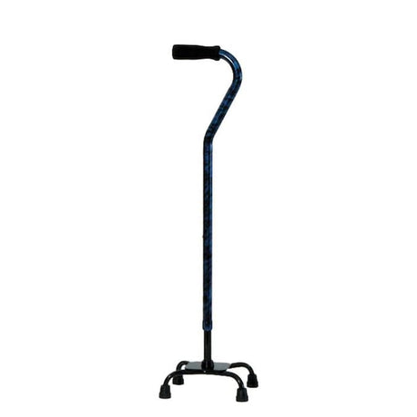 Image of Designer Quad Cane, Indigo, Small Base