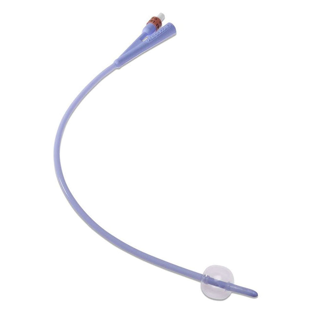 Image of Dover™ 100% Silicone Foley Catheter, Coudé Tip, 30 mL, 2-Way