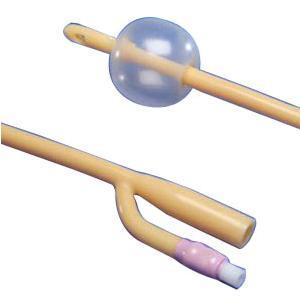 Image of Dover 2-Way Silicone-Elastomer Foley Catheter 16 Fr 30 cc