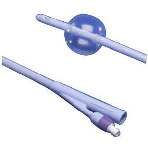 Image of Dover 2-Way Silicone Foley Catheter 24 Fr 30 cc